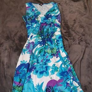 Maxi floral pool coverup beach summer flowers
